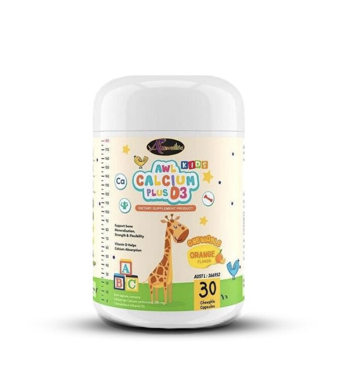 Auswelllife AWL Calcium Plus D3 แคลเซียมเด็ก