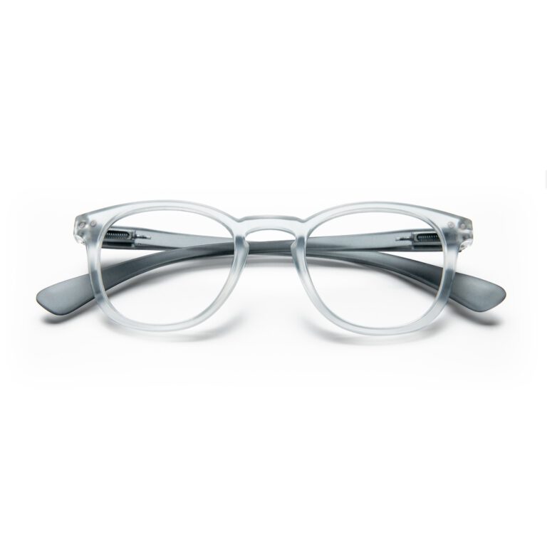 B+D แว่นกรองแสงสีฟ้าสำหรับผู้ที่มีสายตายาว รุ่น Smart Round ทรงกลม Blue LIGHT MATT CRYSTAL
