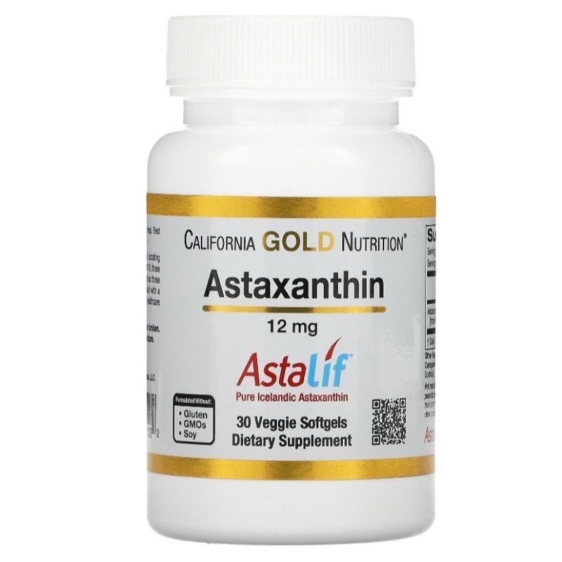 California Gold Nutrition Astaxanthin 12 mg ยี่ห้อไหนดี