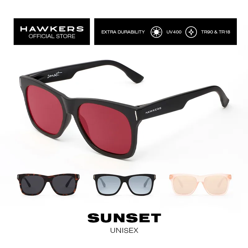 HAWKERS SUNSET Asian Fit Sunglasses for Men and Woman Unisex