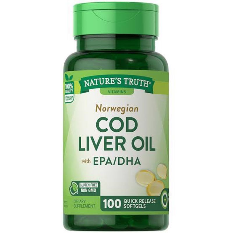 Nature’s Truth Cod Liver Oil, น้ํามันตับปลา ยี่ห้อไหนดี