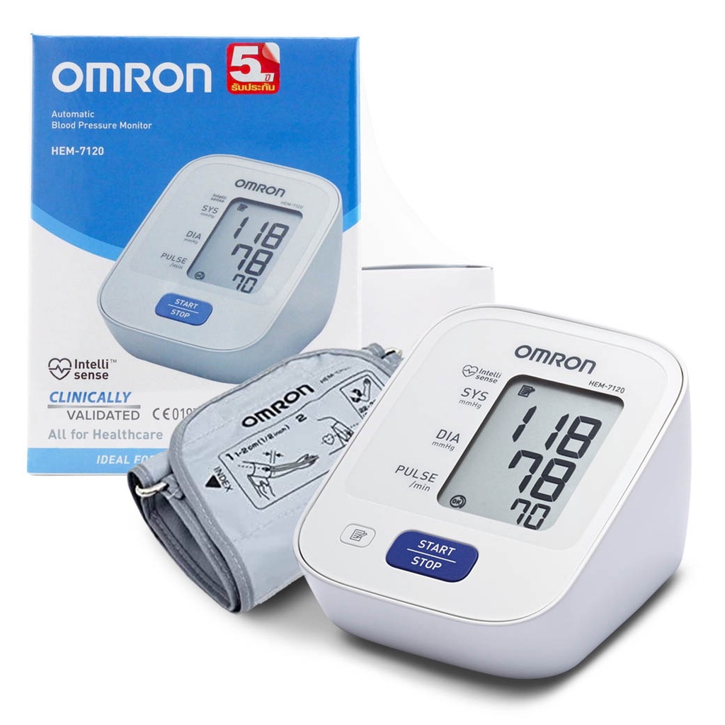 OMRON รุ่น HEM-7120 เครื่องวัดความดันข้อมือ ยี่ห้อไหนดี