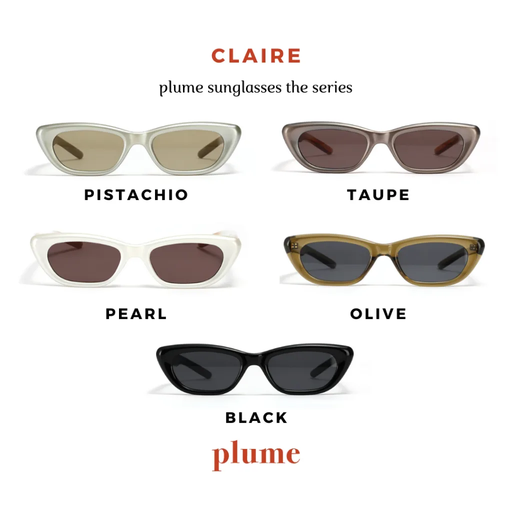 plume.bkk แว่นกันแดดรุ่น ‘Claire’ Sunglasses