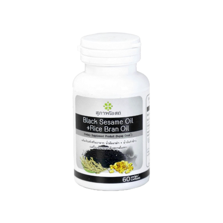 สุภาพโอสถ BLACK SESAME OIL + RICE BRAN OIL, ยาแก้ปวดหัวเข่า ยี่ห้อไหนดี