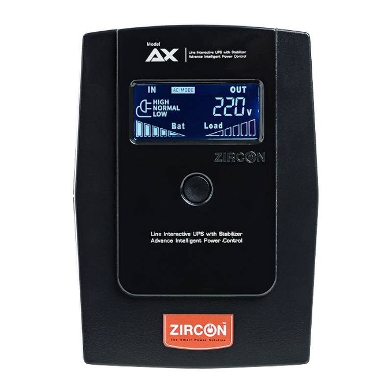 เครื่องสำรองไฟ ZIRCON UPS AX-1000VA/550W, UPS ยี่ห้อไหนดี